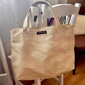 Vintage Esprit  Woven Mini Tote Bag
